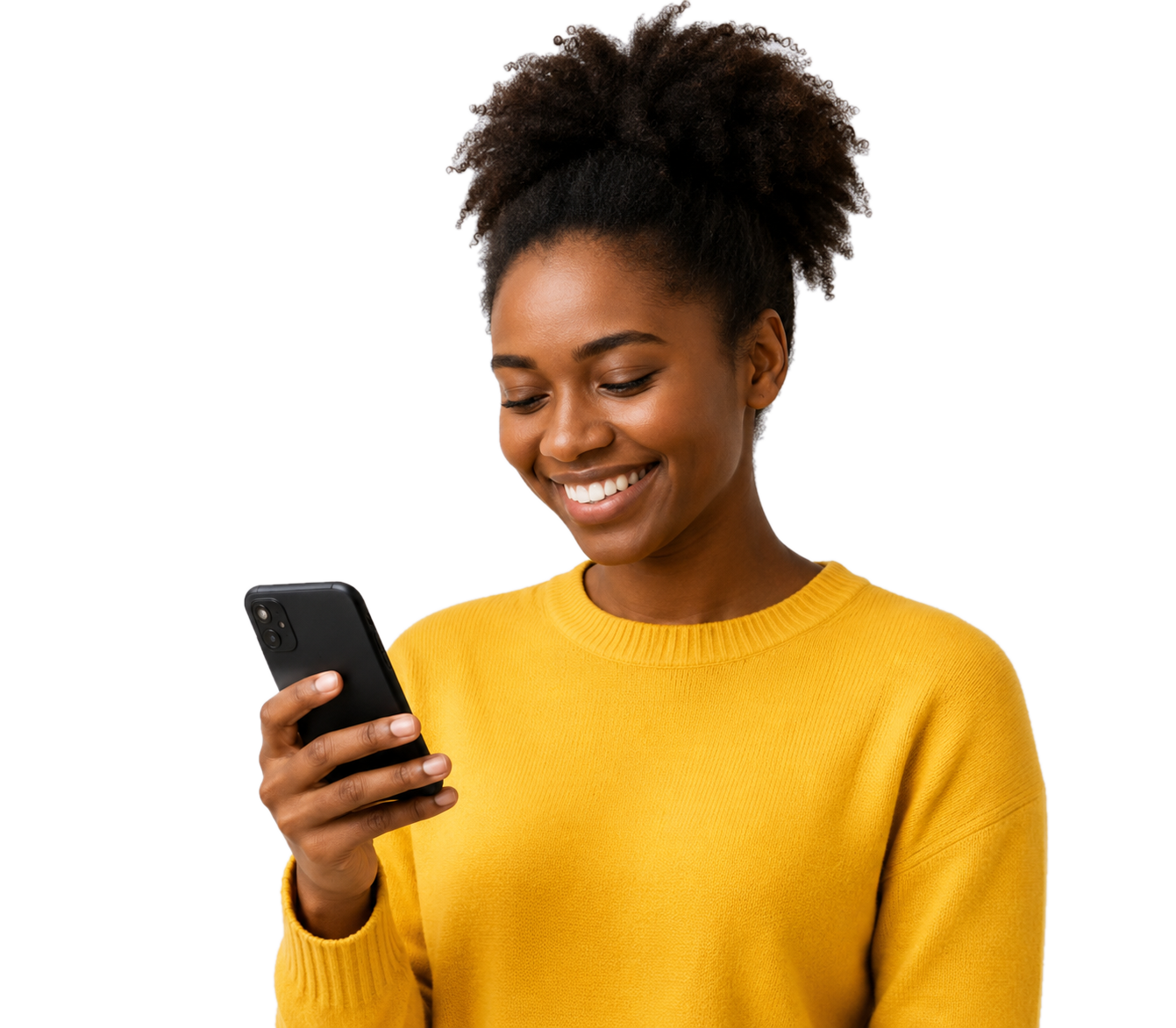 Investor using phone